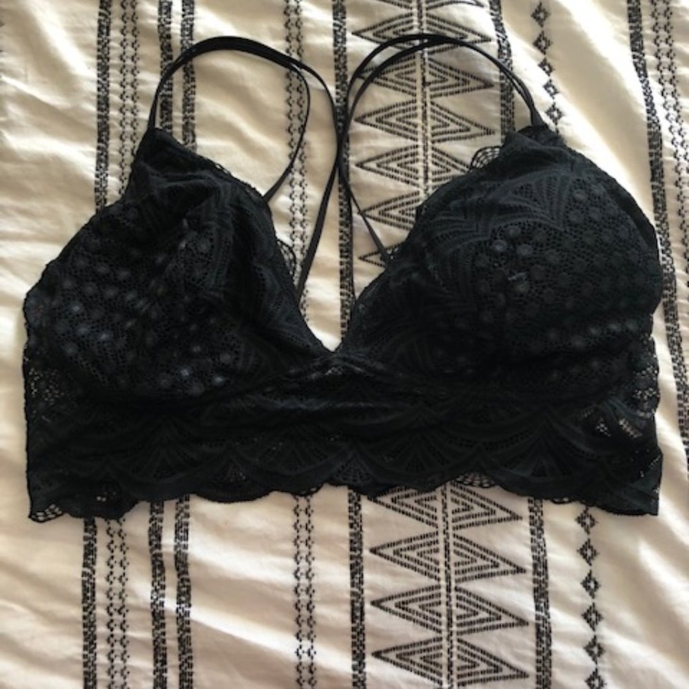 Black Strappy Bralette